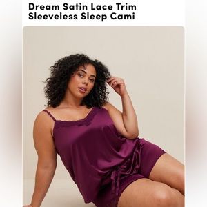 Torrid Dream Satin Sleep Set Cami and Shorts SET